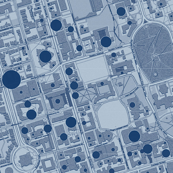 image of real-time usage map for saint george campus